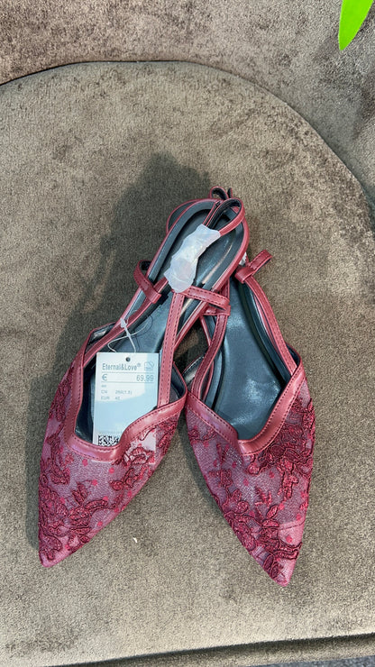 E & L Slingback Flat