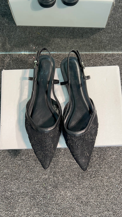 E & L Slingback Flat