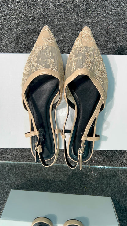 E & L Slingback Flat