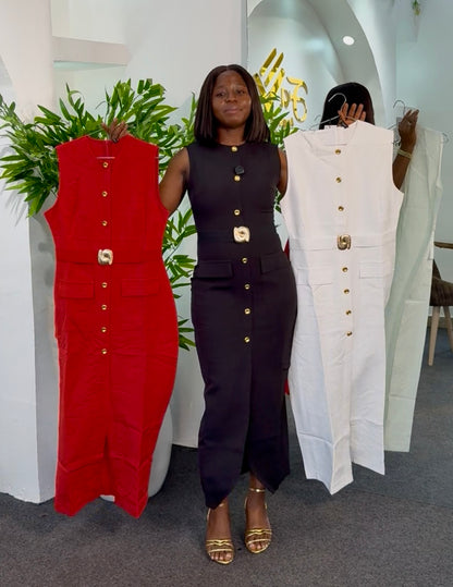 Zara Button Dress