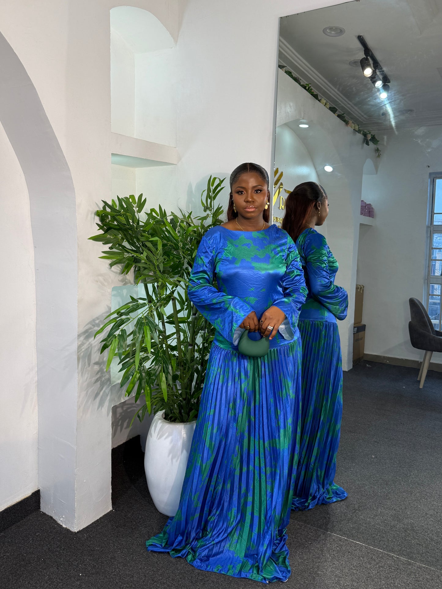ZURI PLEATED DRESS