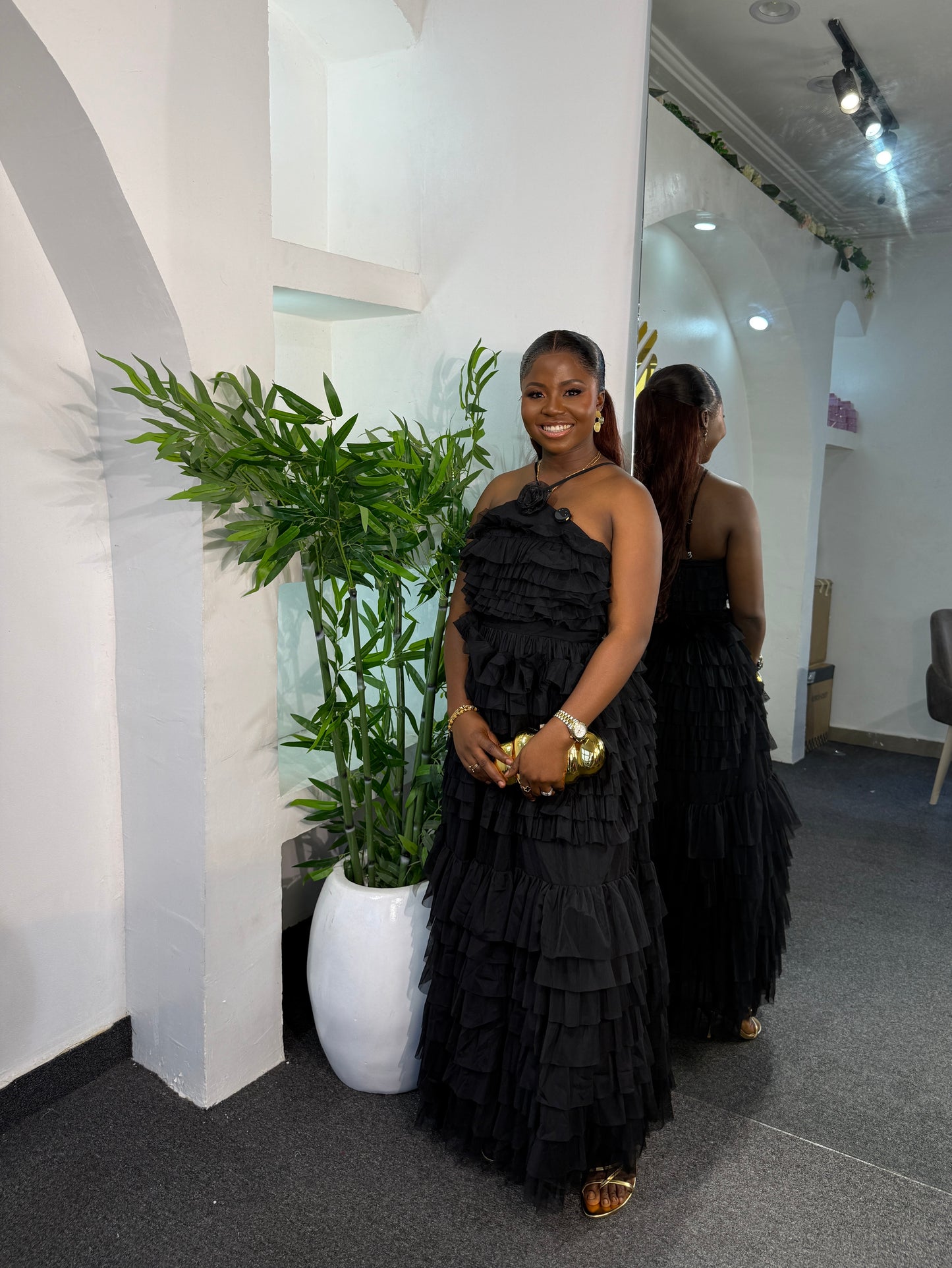 BELLA RUFFLE DRESS