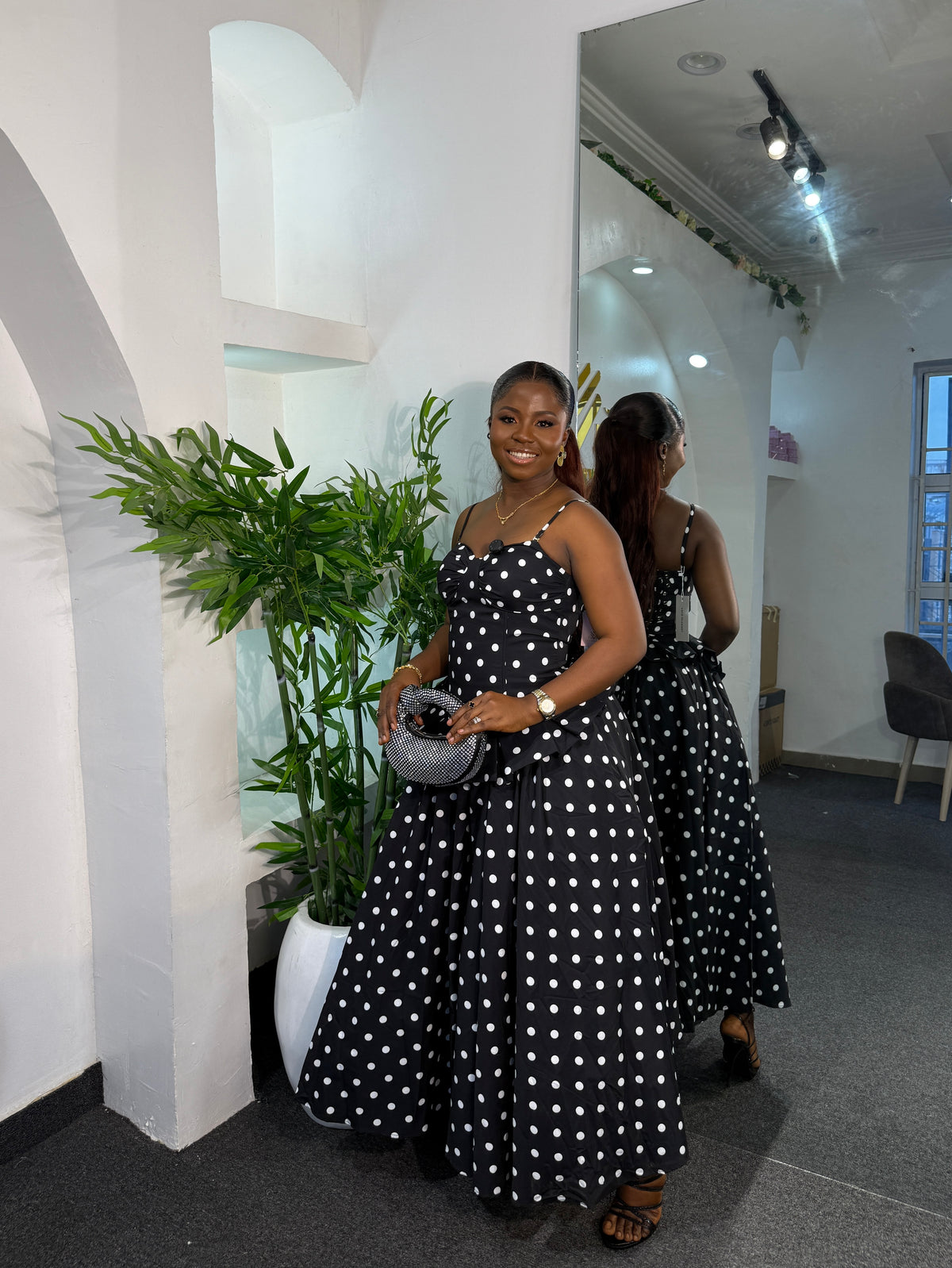 SUMMER POLKA DOT DRESS