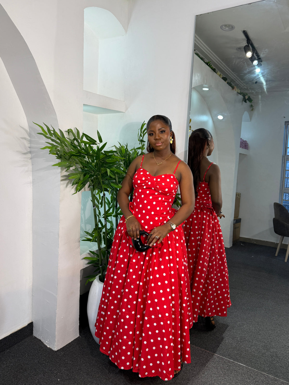 SUMMER POLKA DOT DRESS