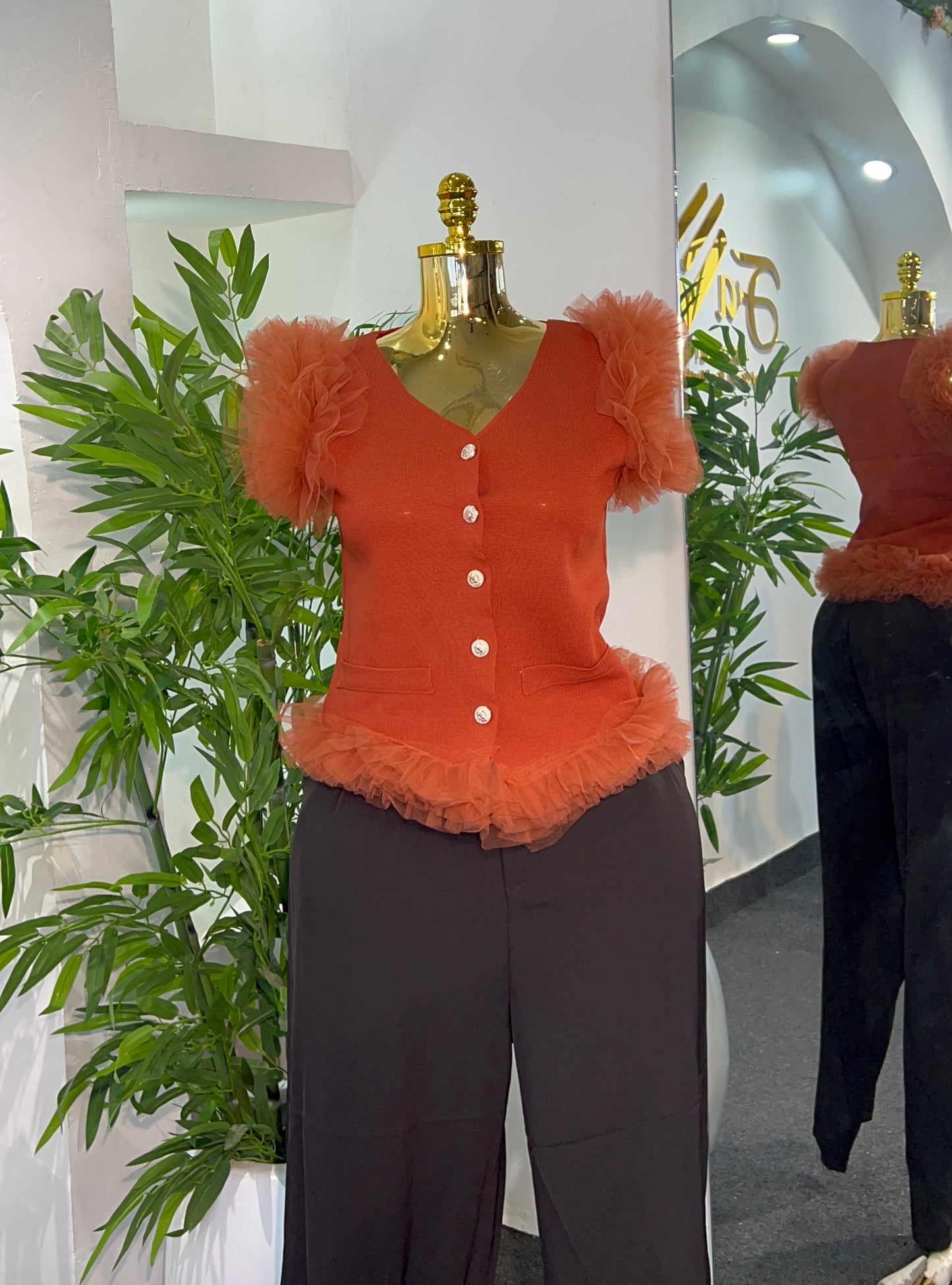 ORGANZA LUSH TOP