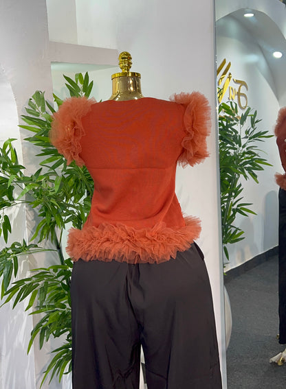 ORGANZA LUSH TOP