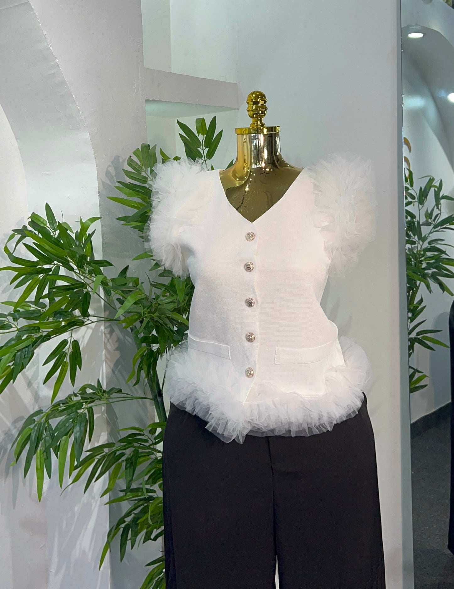 ORGANZA LUSH TOP