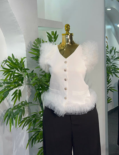 ORGANZA LUSH TOP