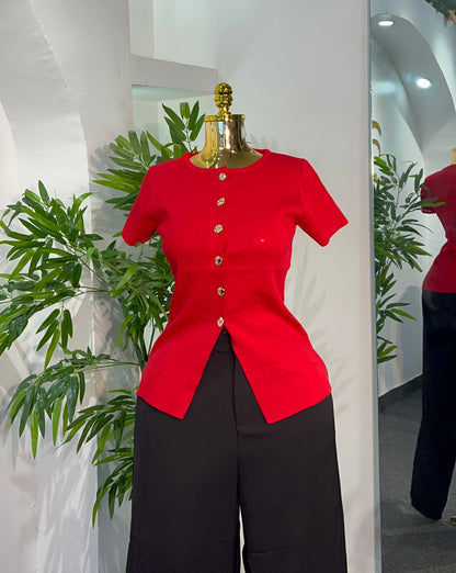 CLASSIC HIGH BUTTON TOP