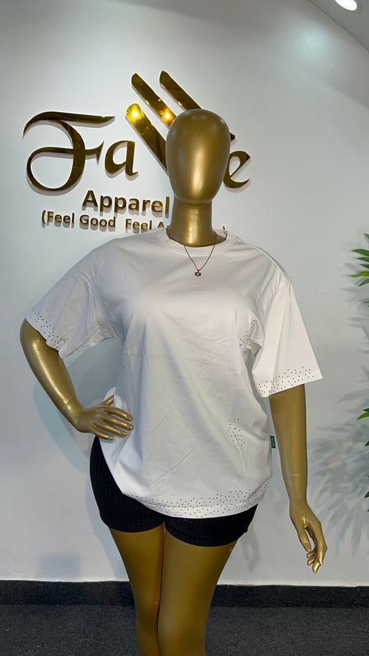 LUXURIOUS STONE DESIGN T SHIRT