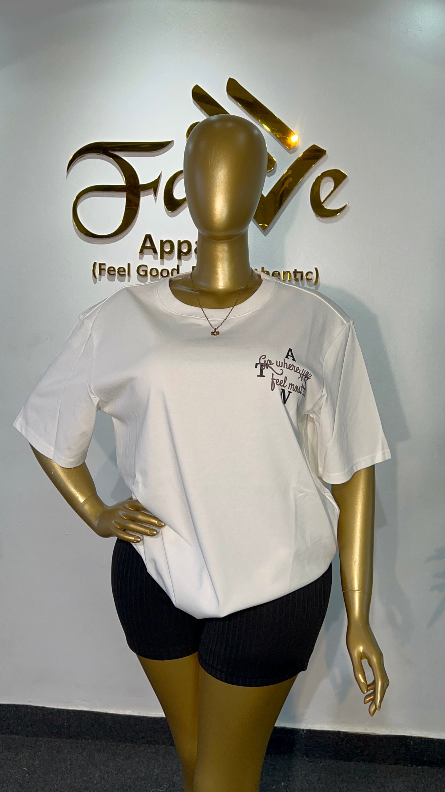 TASMEEN GO WHEREVER YOU FEEL MOST ALIVE T SHIRT