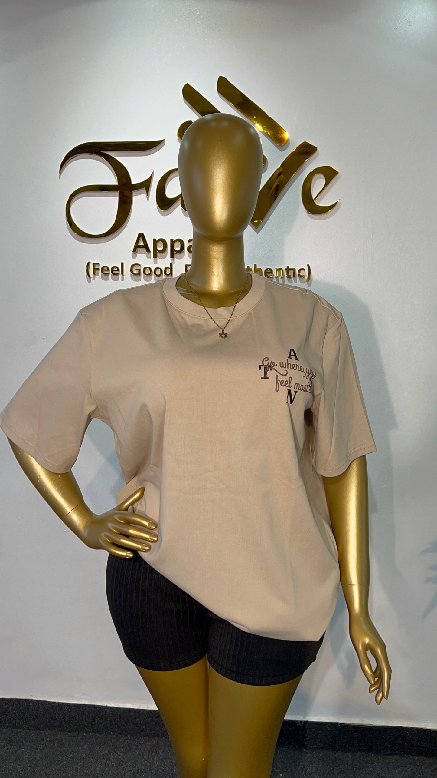 TASMEEN GO WHEREVER YOU FEEL MOST ALIVE T SHIRT