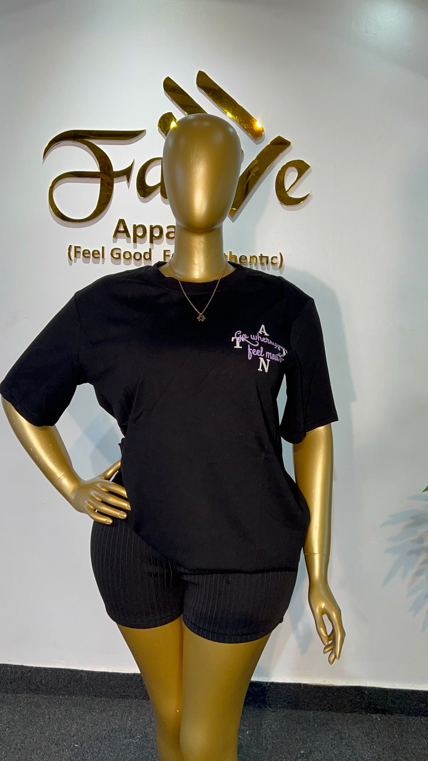TASMEEN GO WHEREVER YOU FEEL MOST ALIVE T SHIRT