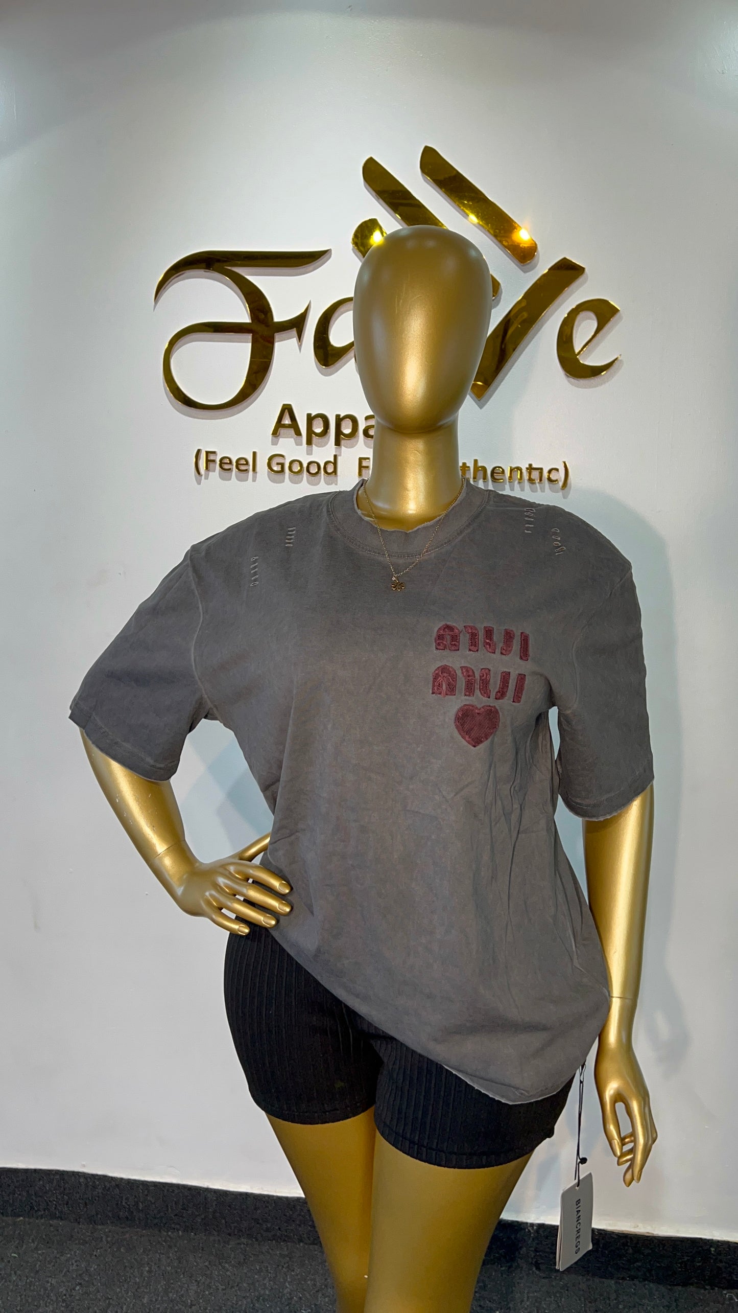 MIU MIU LUXE T SHIRT
