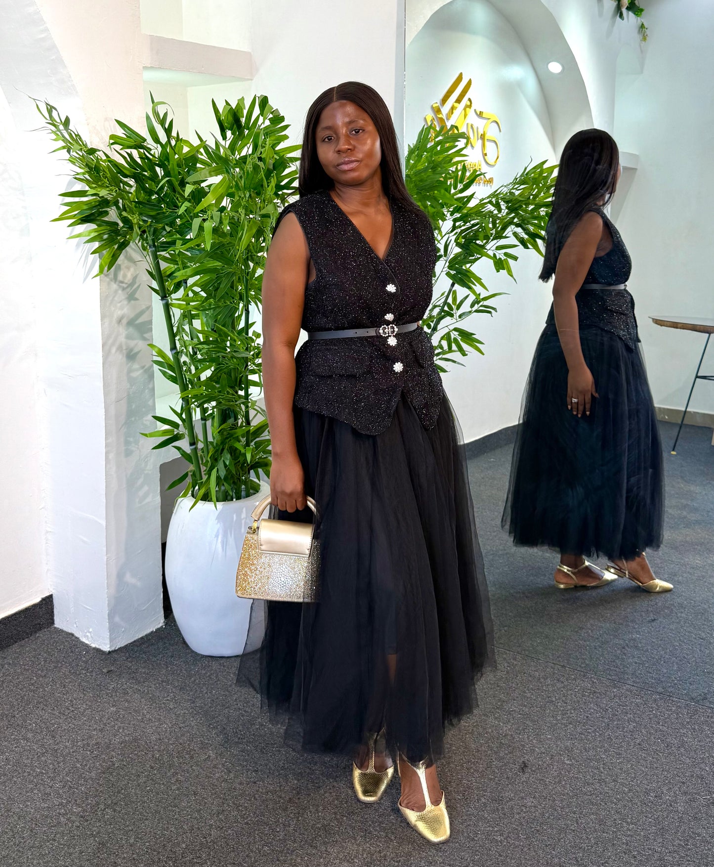 WAISTCOAT 2 PIECE SKIRT 8808