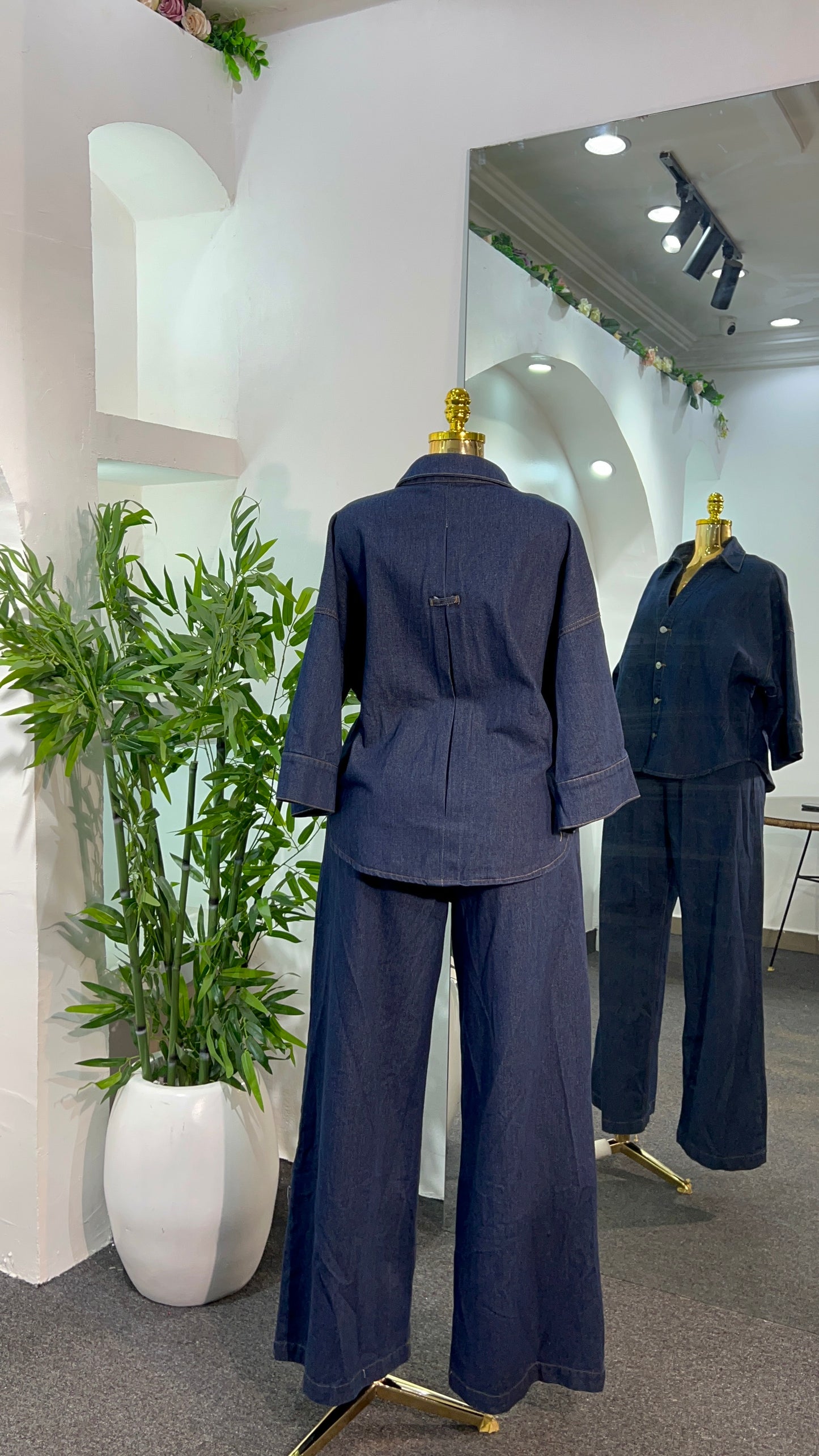Zara Denim TRS Set