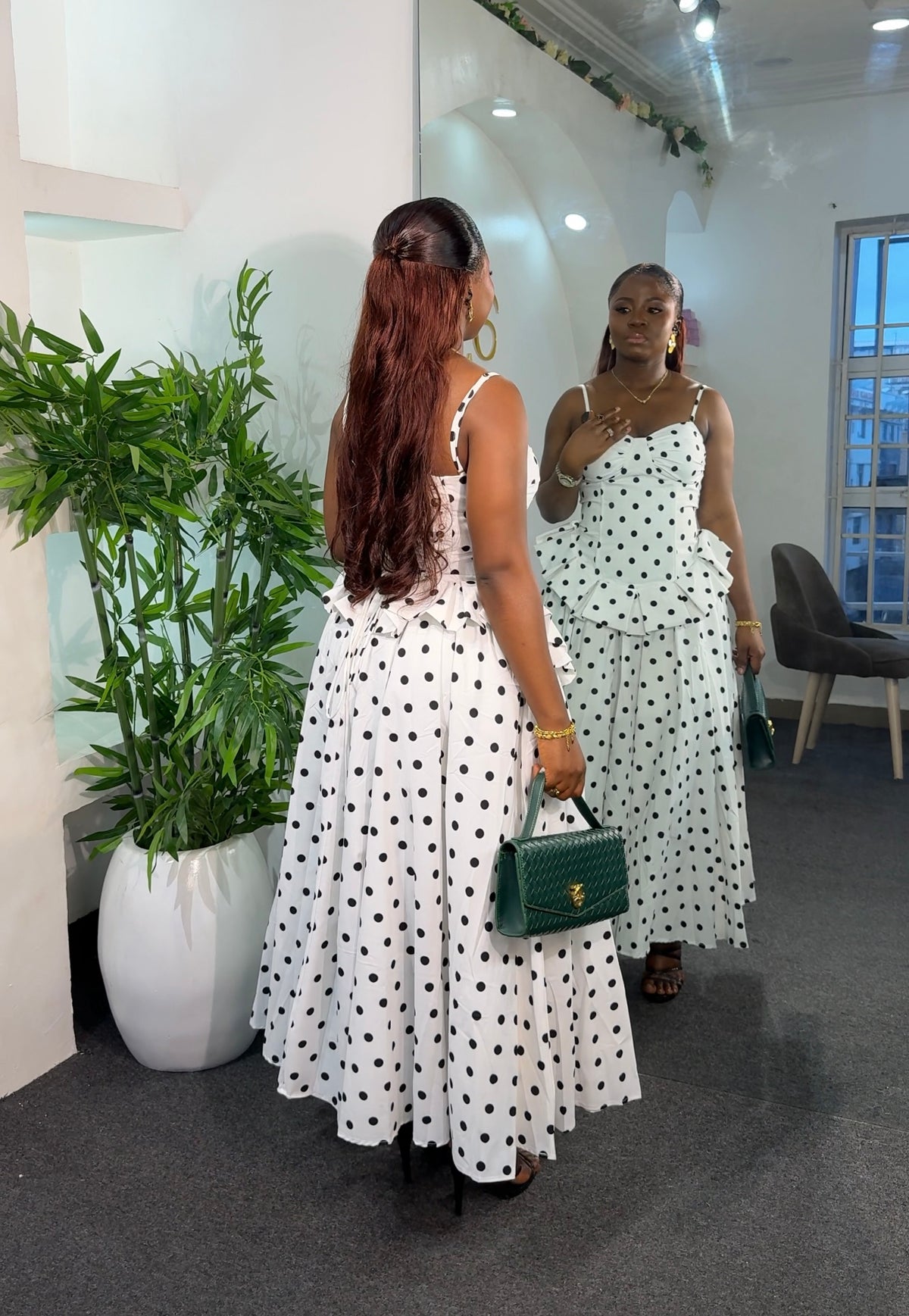 SUMMER POLKA DOT DRESS