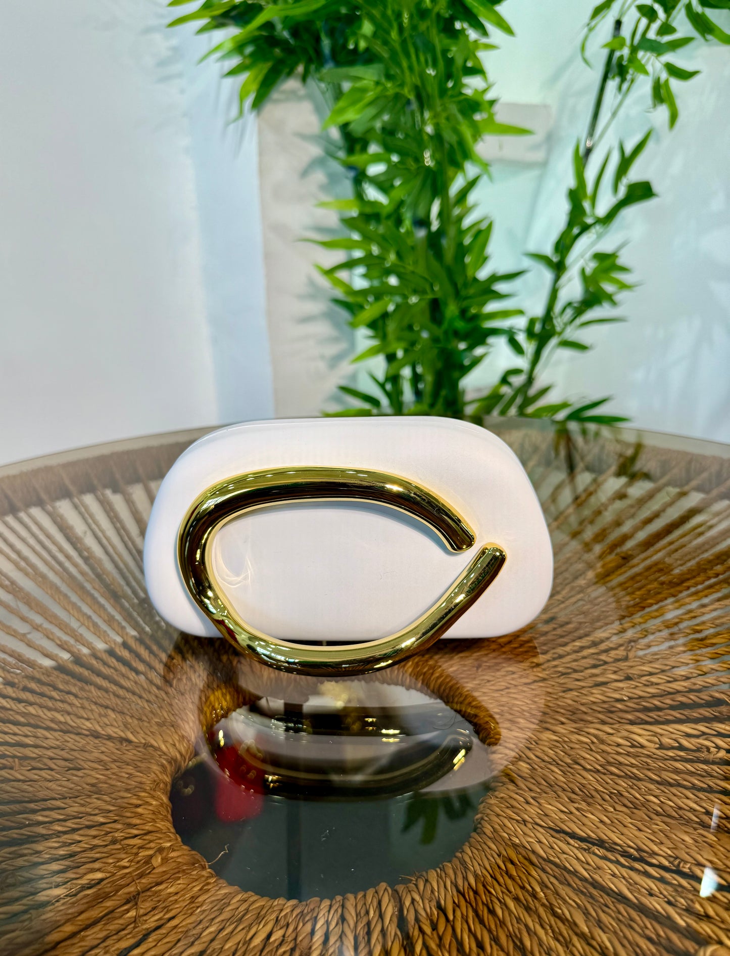 LUXURY GLASS CLUTCH 4433