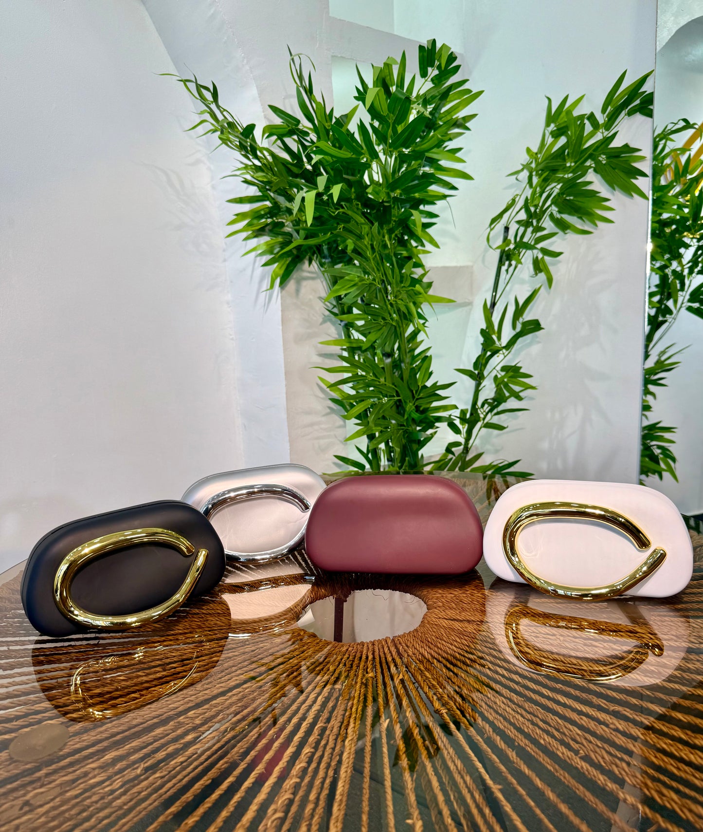 LUXURY GLASS CLUTCH 4433