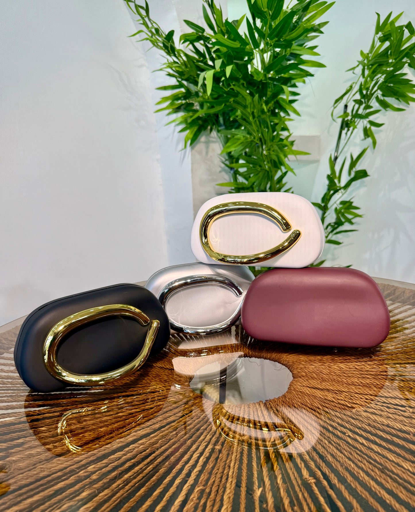 LUXURY GLASS CLUTCH 4433