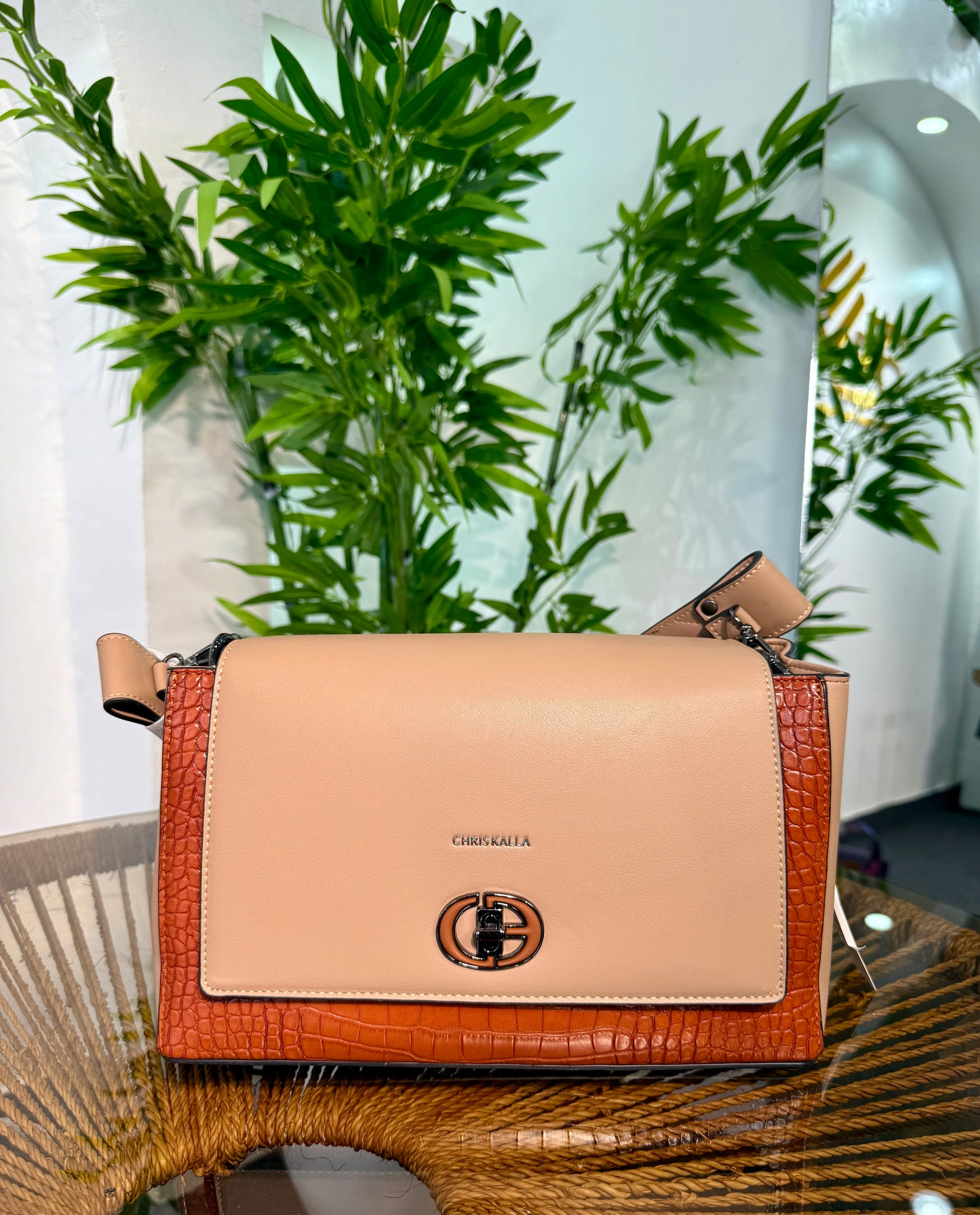 CHRIS 2TONED BAG 2233