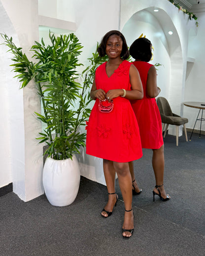 Rose Short Dress 7719