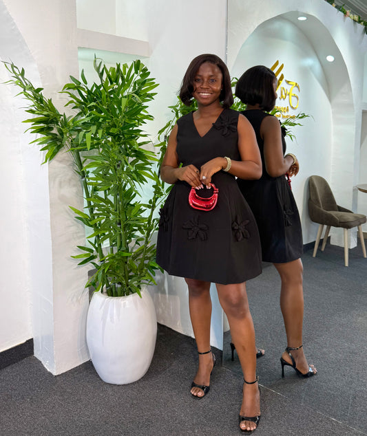 Rose Short Dress 7719