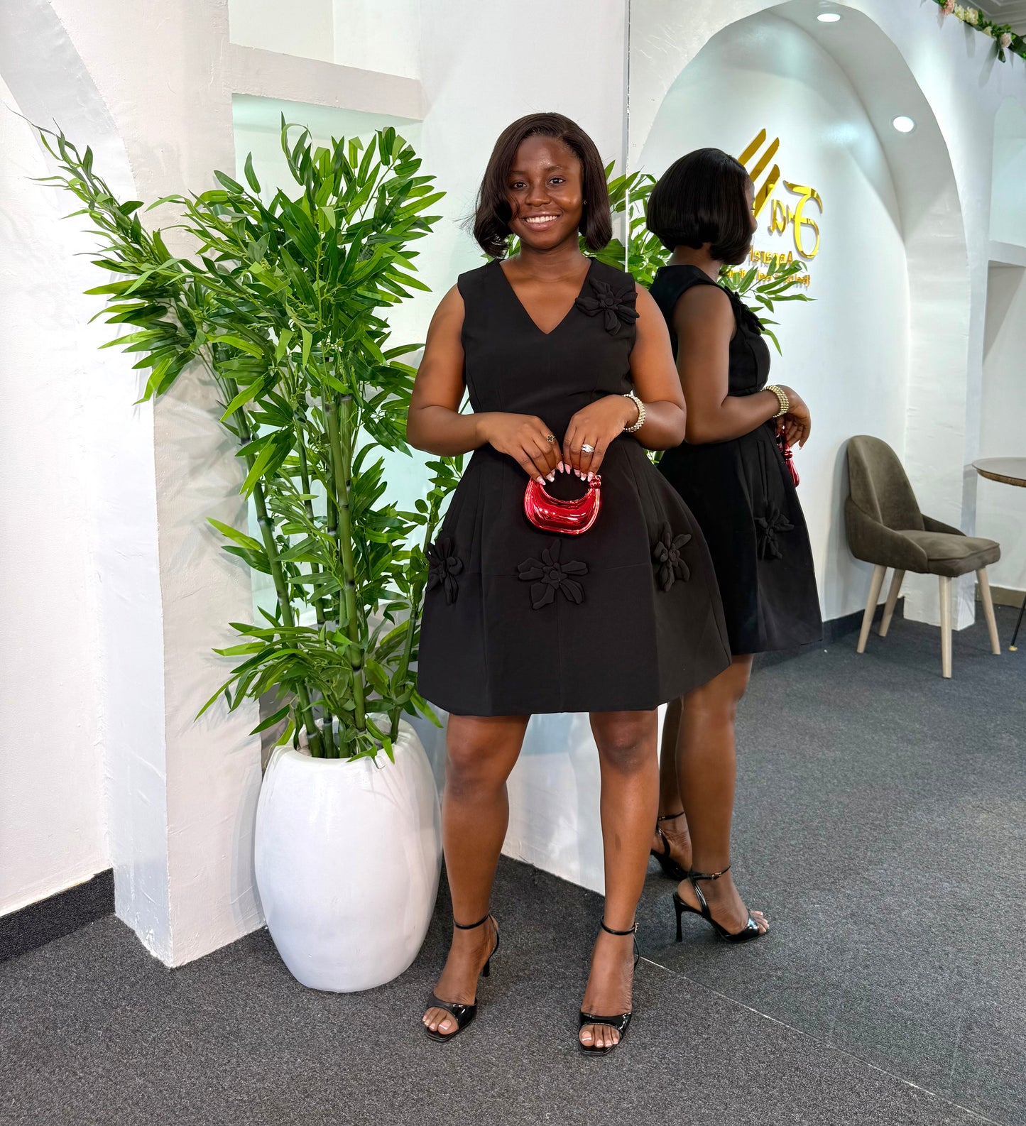 Rose Short Dress 7719