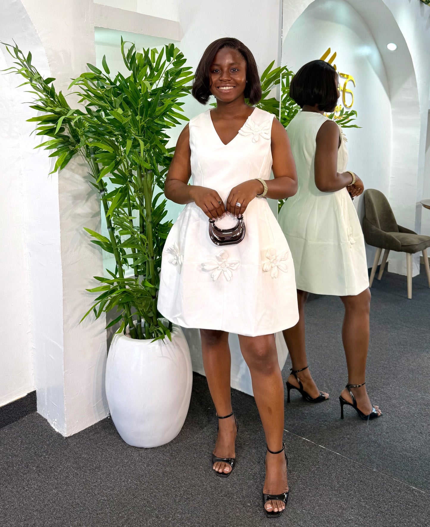 Rose Short Dress 7719