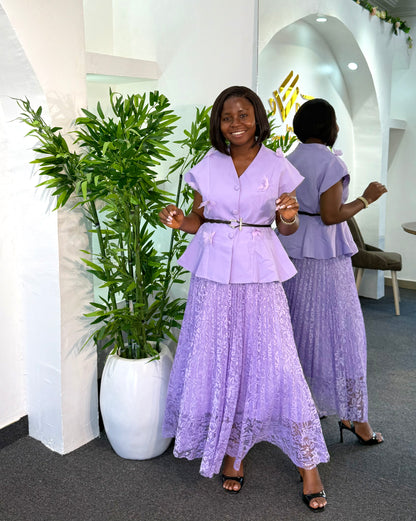 Lacy 2piece Skirt 8882