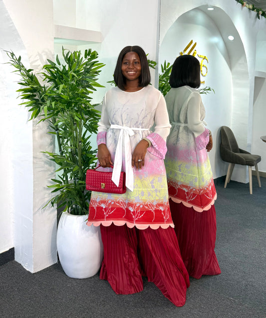 Pleated Miya Set 8068