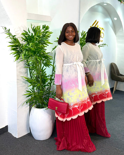 Pleated Miya Set 8068