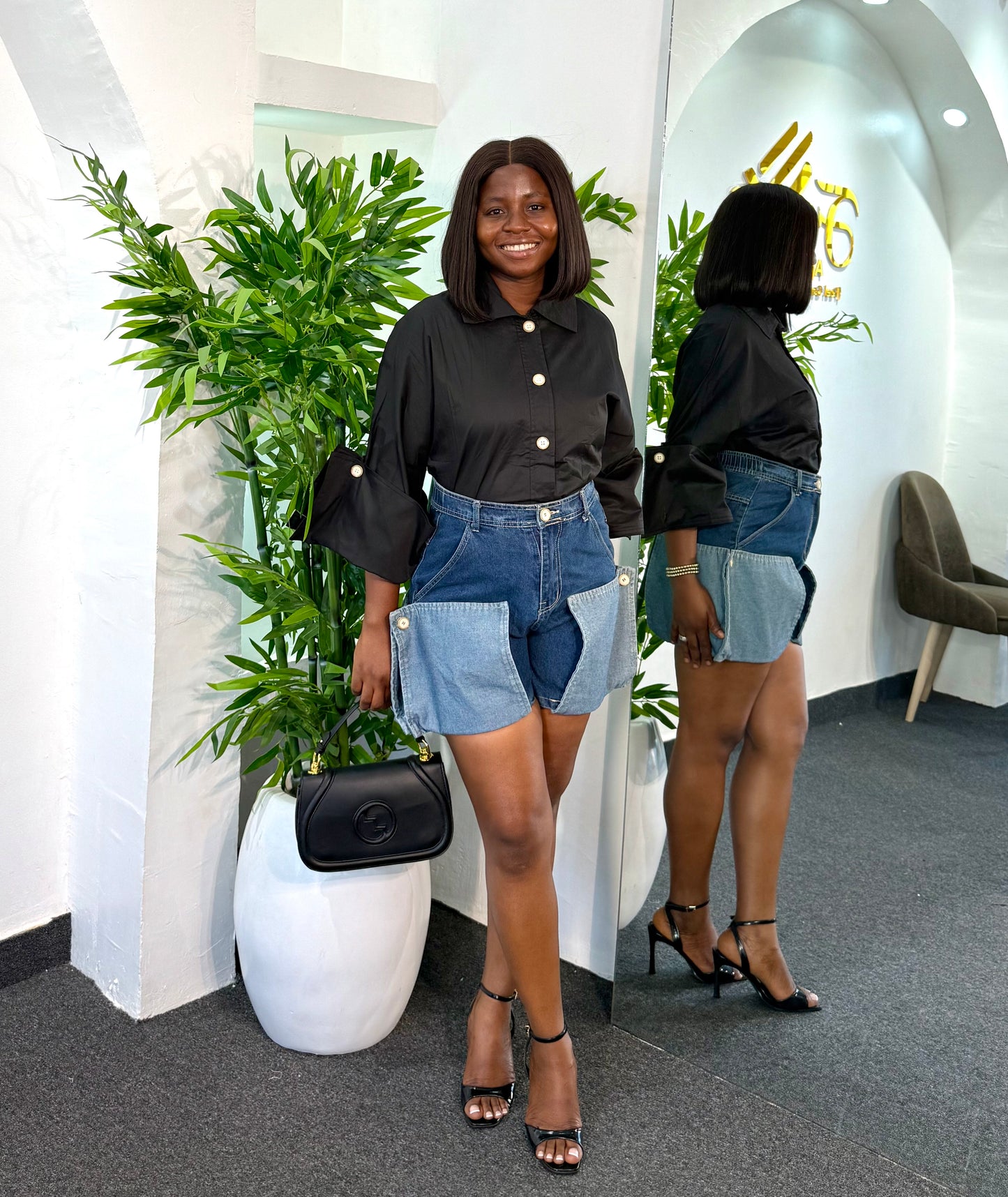 Lux Denim 2p Short