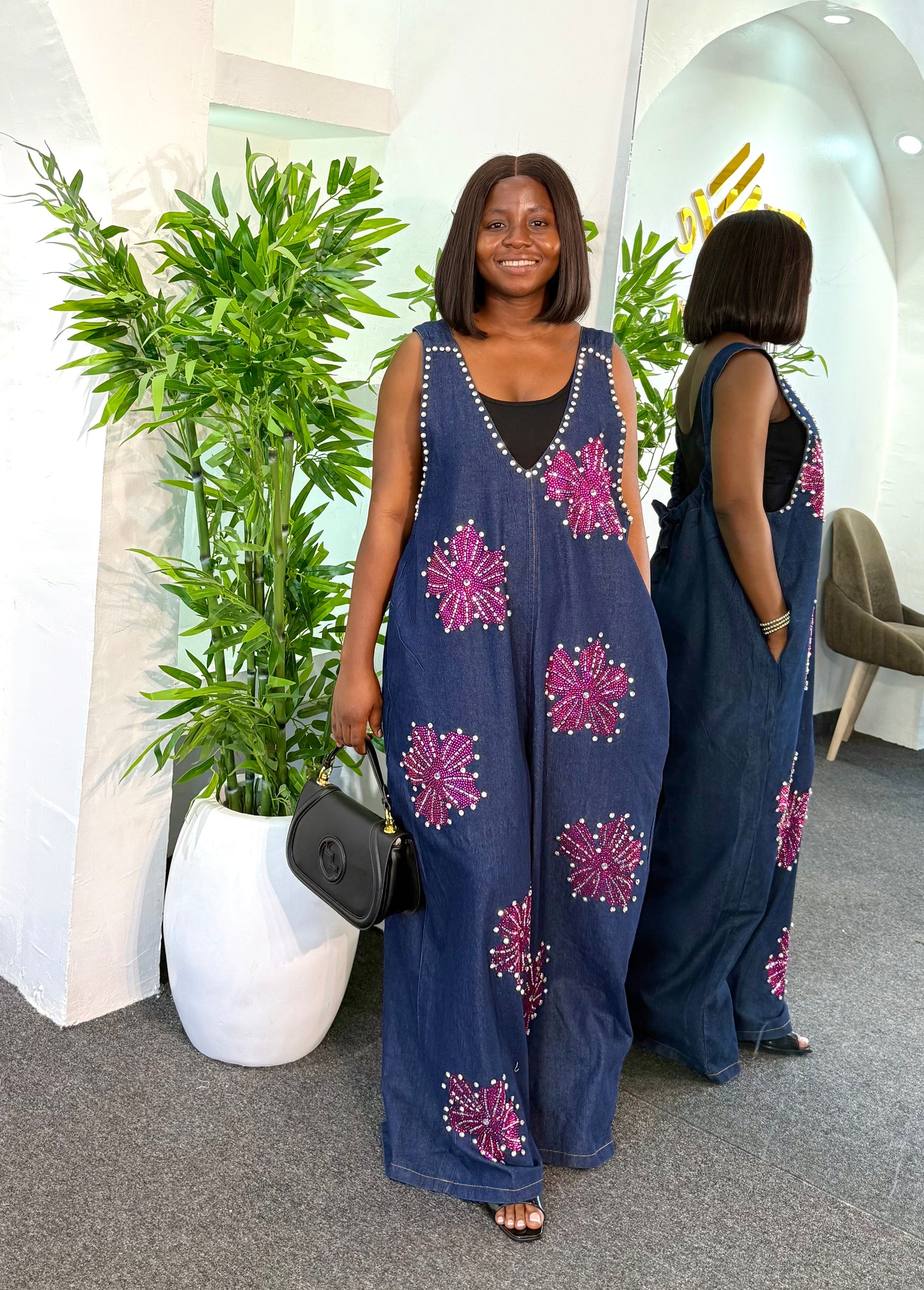 Bling Jean Jumpsuit