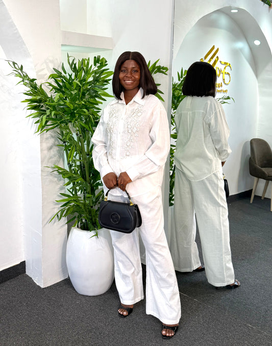 BEADED COTTON SET 202