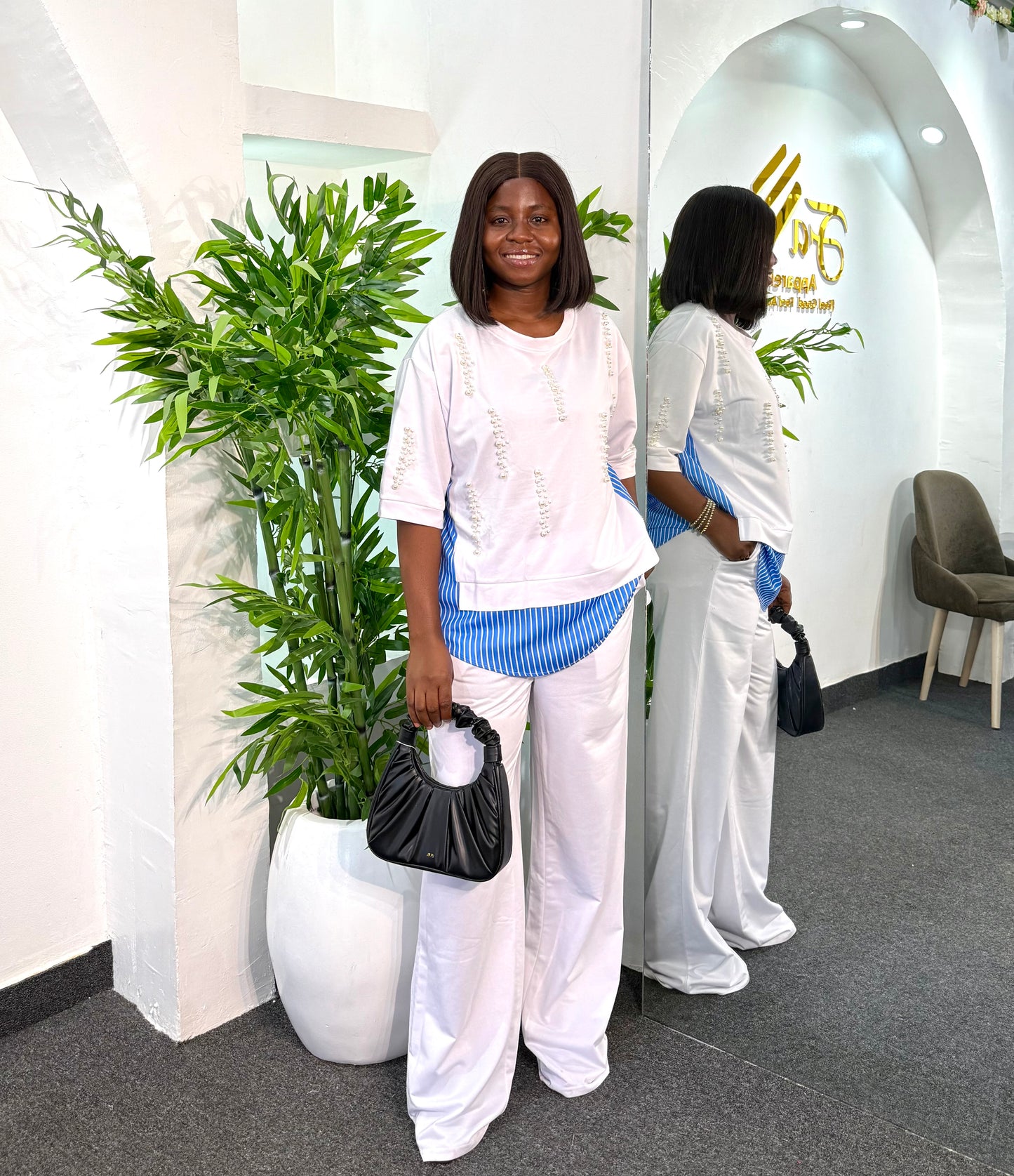 Beaded Check Set 7030