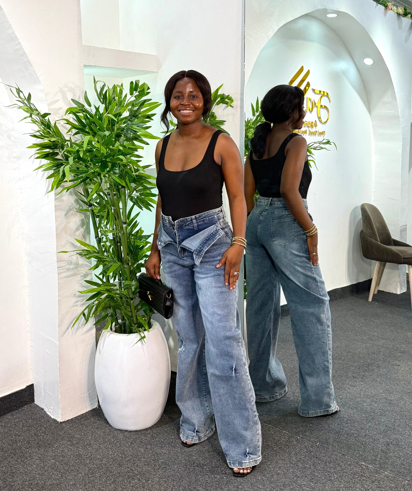 Double Flap jean-3112