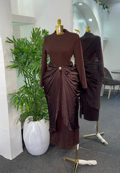 Siji Rouched Dress 9891