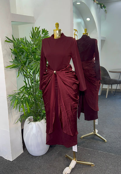 Siji Rouched Dress 9891
