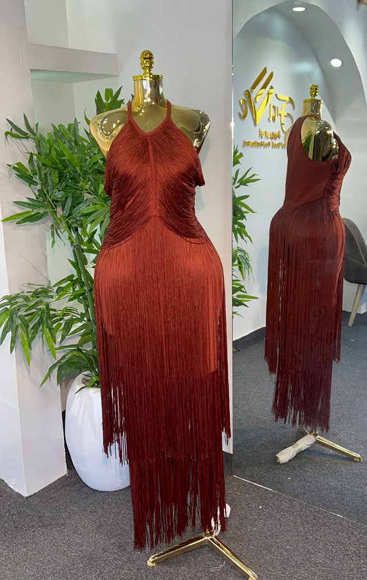 Fave Fringe Dress 8129