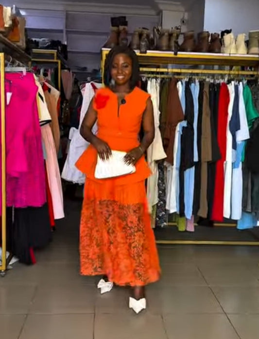 Zara Lacy Skirt Set 8881