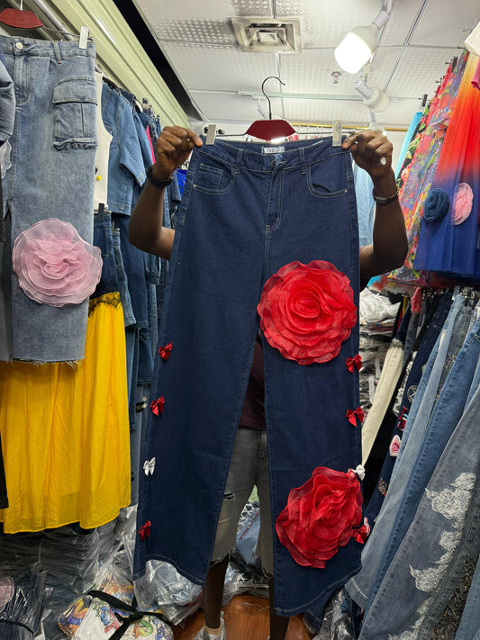 Red design jean 2023