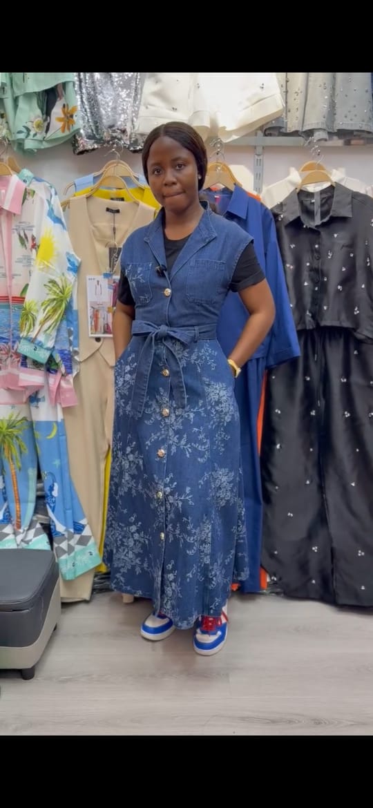 Fave denim dress 7351