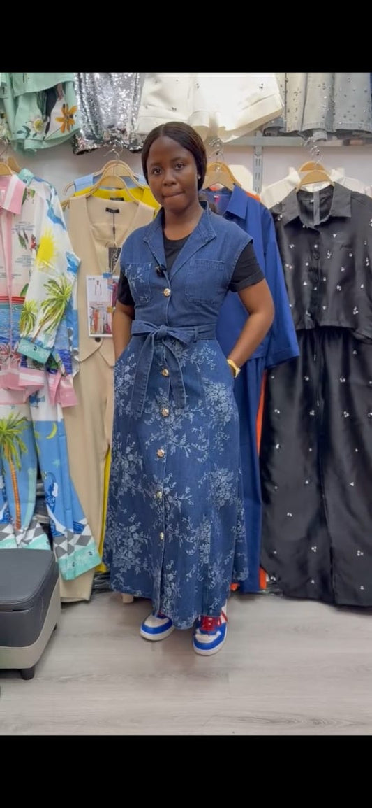 Fave denim dress 7351