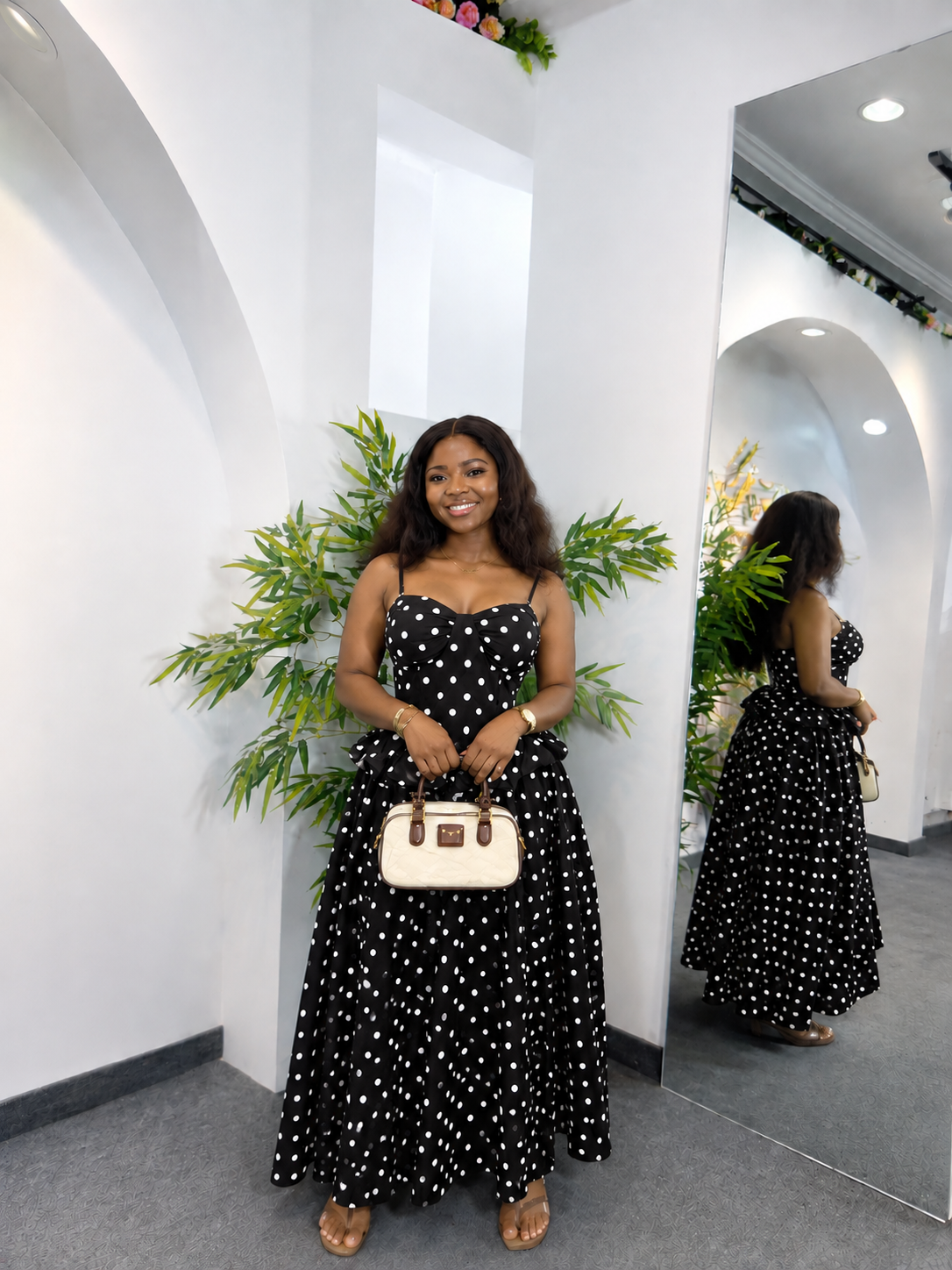 SUMMER POLKA DOT DRESS