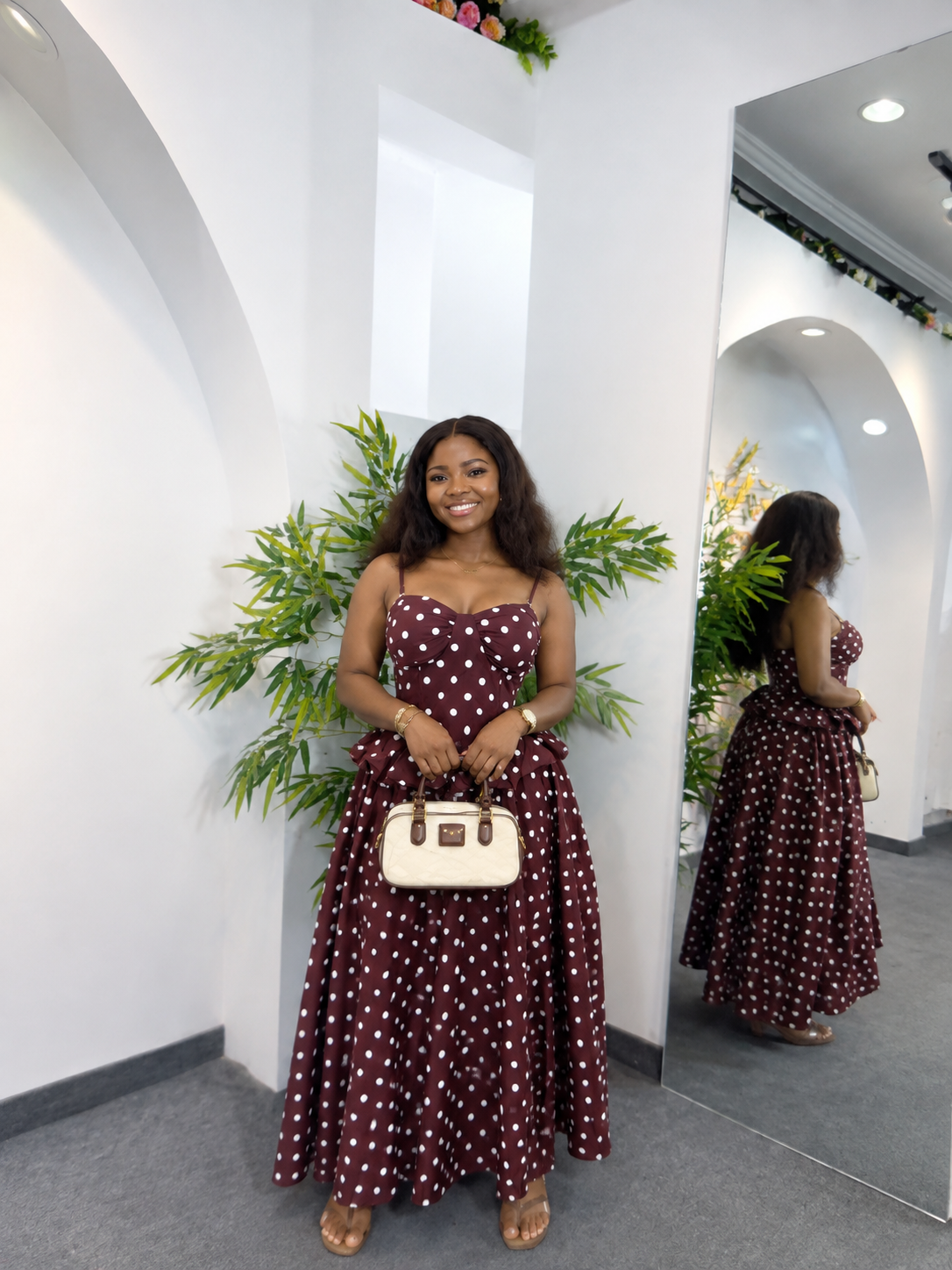 SUMMER POLKA DOT DRESS